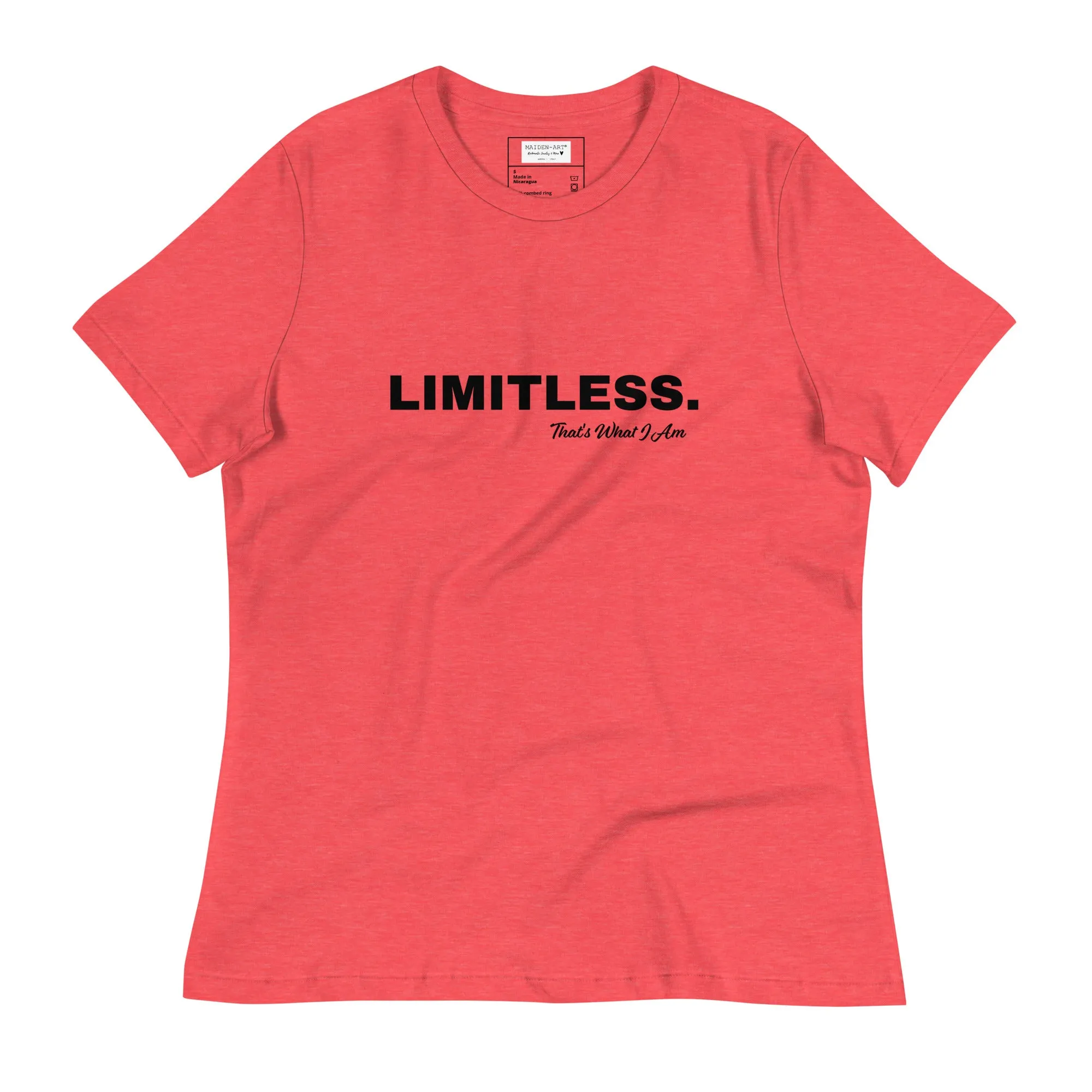 LIMITLESS Women's Relaxed T-Shirt sold by Maiden-Art product image thumbnail 4