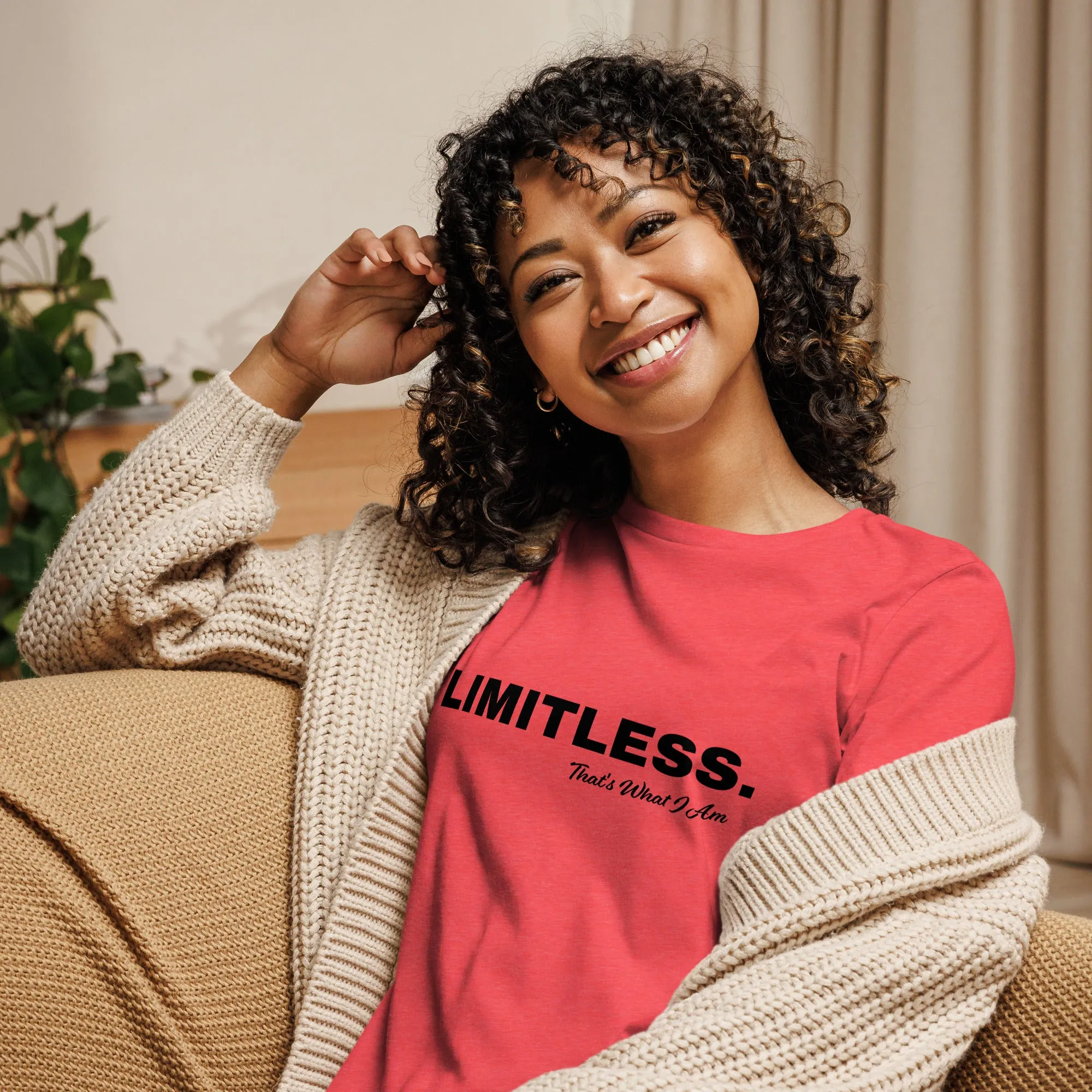 LIMITLESS Women's Relaxed T-Shirt sold by Maiden-Art product image thumbnail 3