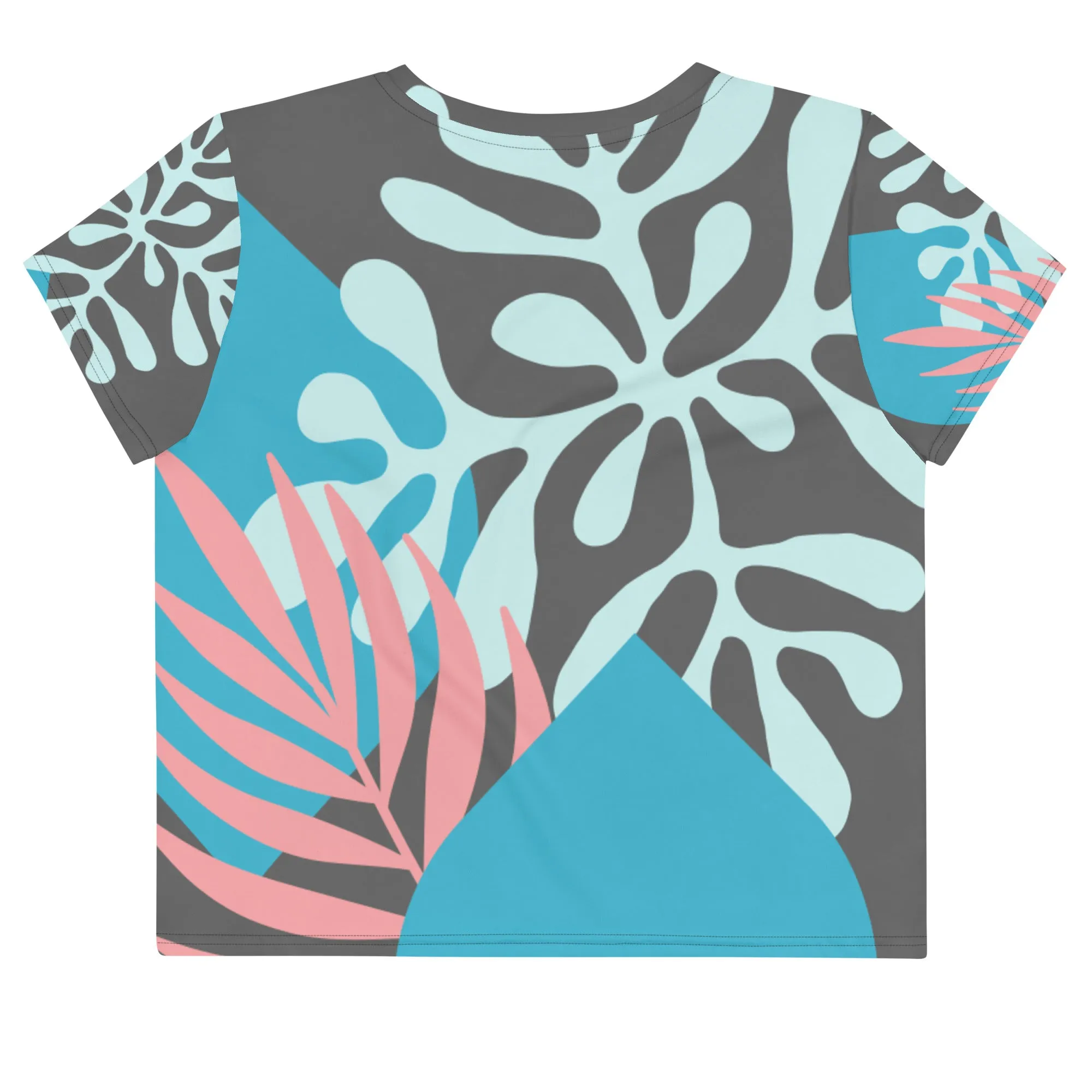 "Be You" Crop Tee - FLOWER BLUE Special Edition sold by Maiden-Art product image thumbnail 2