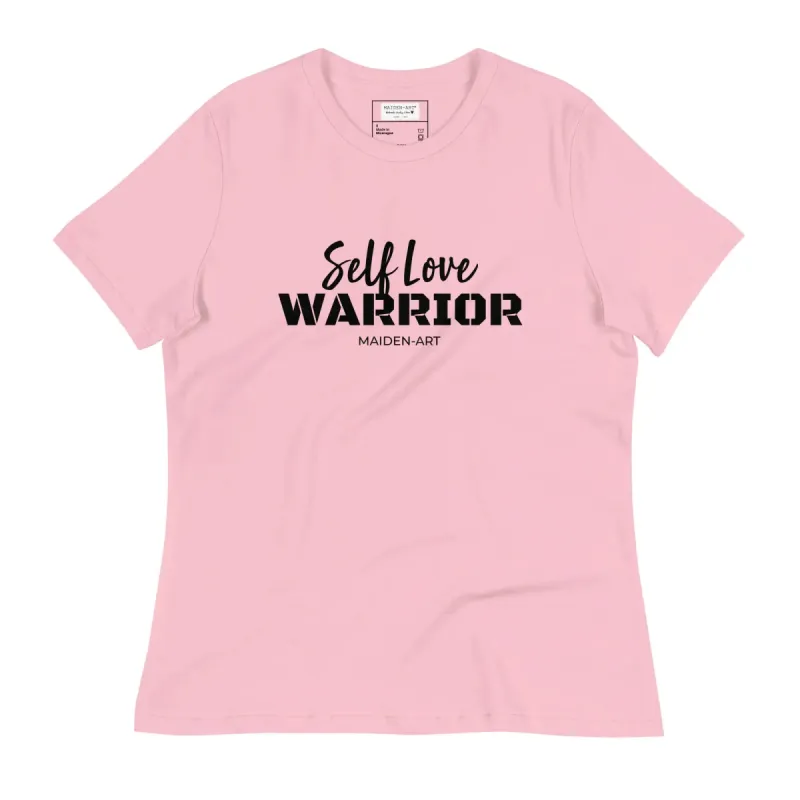 Women's relaxed t-shirt Self Love Warrior sold by Maiden-Art
