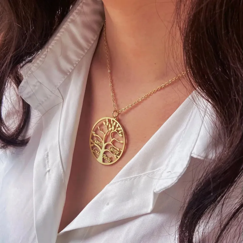 Tree of Life Necklace - Bohemian Necklace sold by Maiden-Art