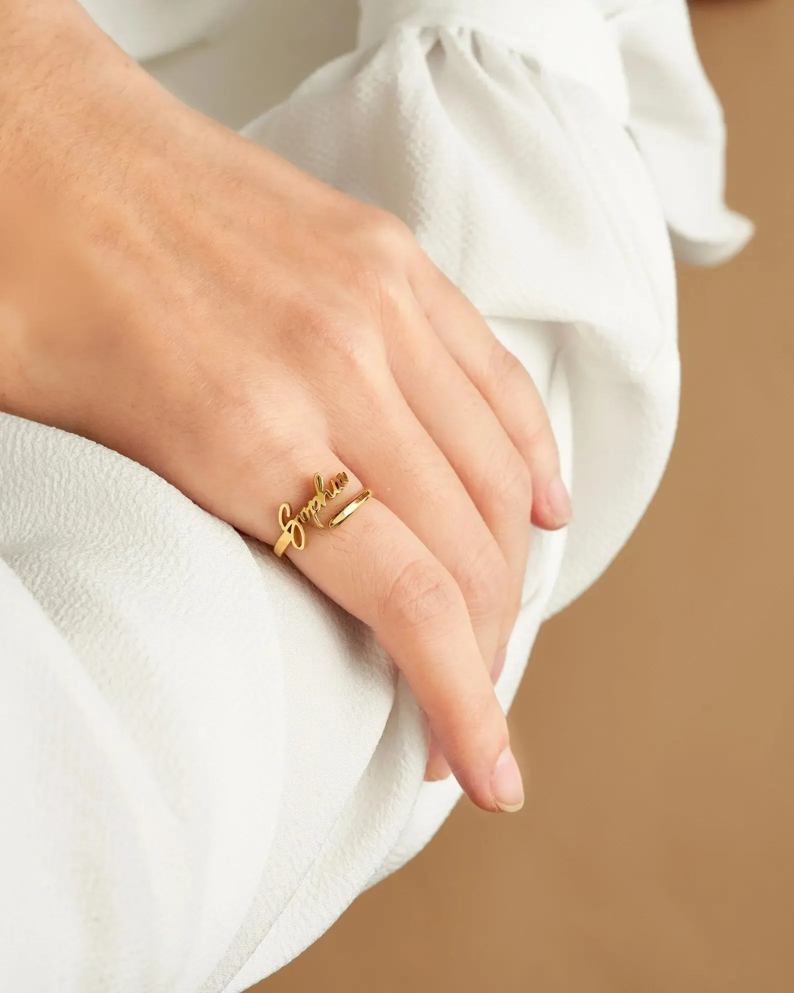 One Name Ring - personalized ring sold by Maiden-Art