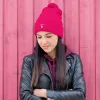 Self Love - Pom-Pom Beanie - Winter Beanie with Embroidery sold by Maiden-Art