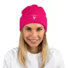 Self Love - Pom-Pom Beanie - Winter Beanie with Embroidery sold by Maiden-Art