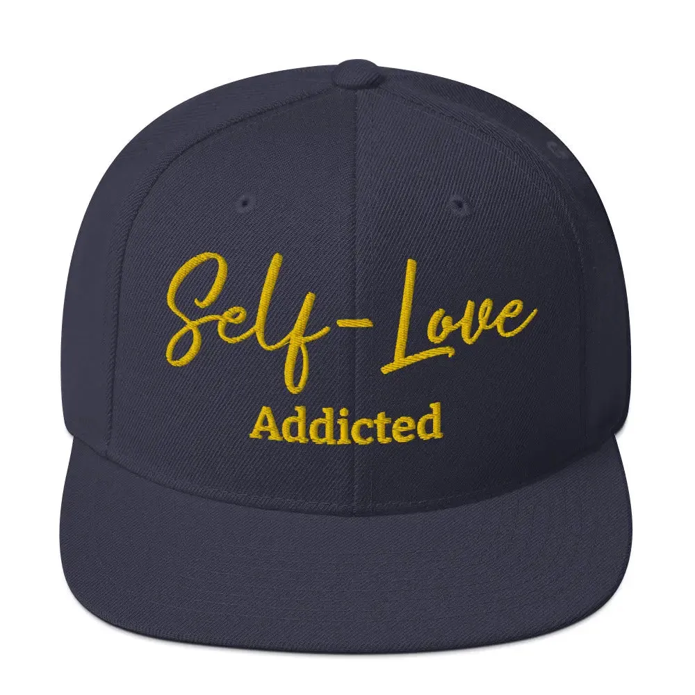 Self Love Addicted Snapback Hat with Embroidery sold by Maiden-Art product image thumbnail 5
