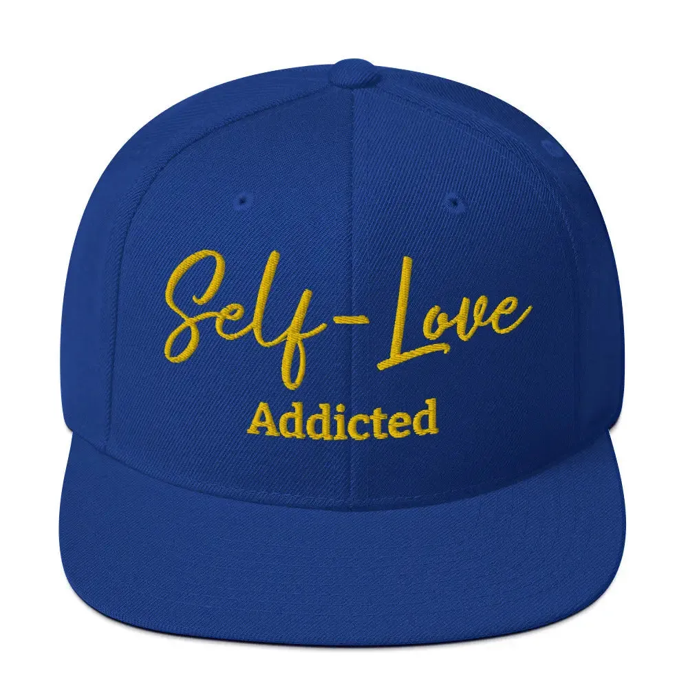 Self Love Addicted Snapback Hat with Embroidery sold by Maiden-Art product image thumbnail 4