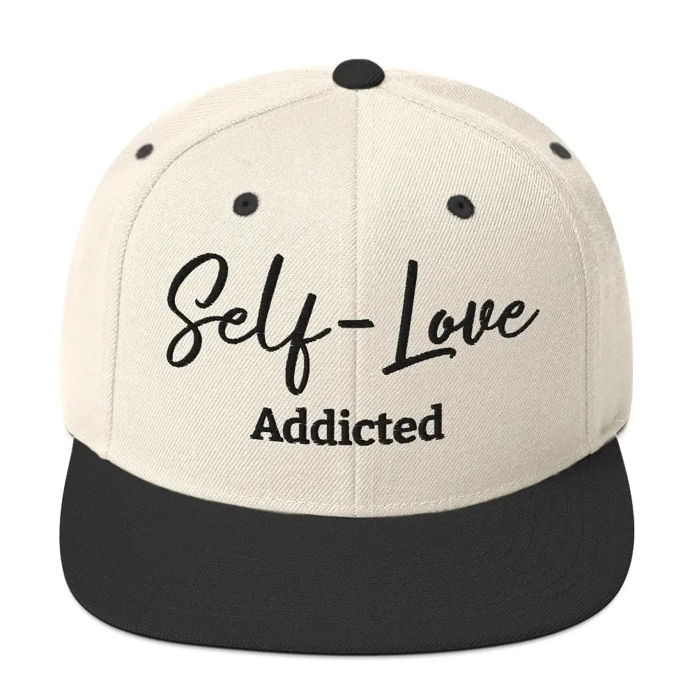 Self Love Addicted Snapback Hat with Embroidery sold by Maiden-Art