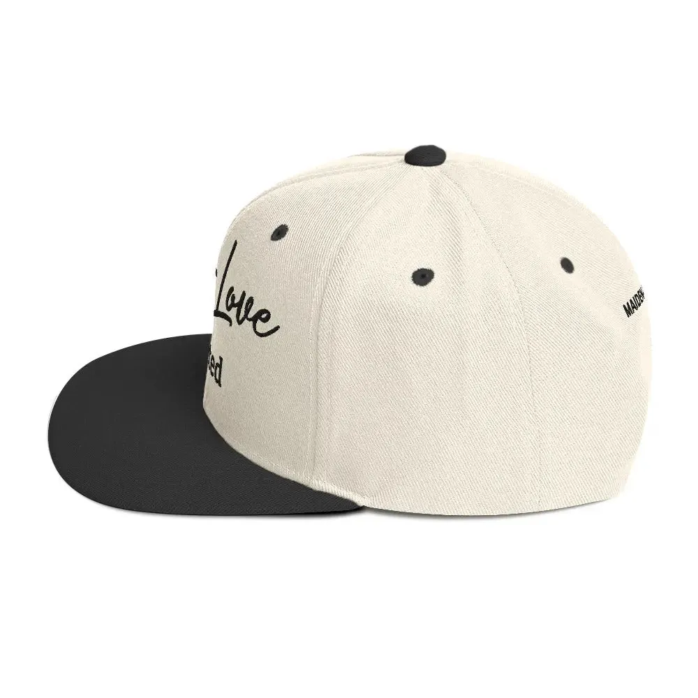 Self Love Addicted Snapback Hat with Embroidery sold by Maiden-Art product image thumbnail 5