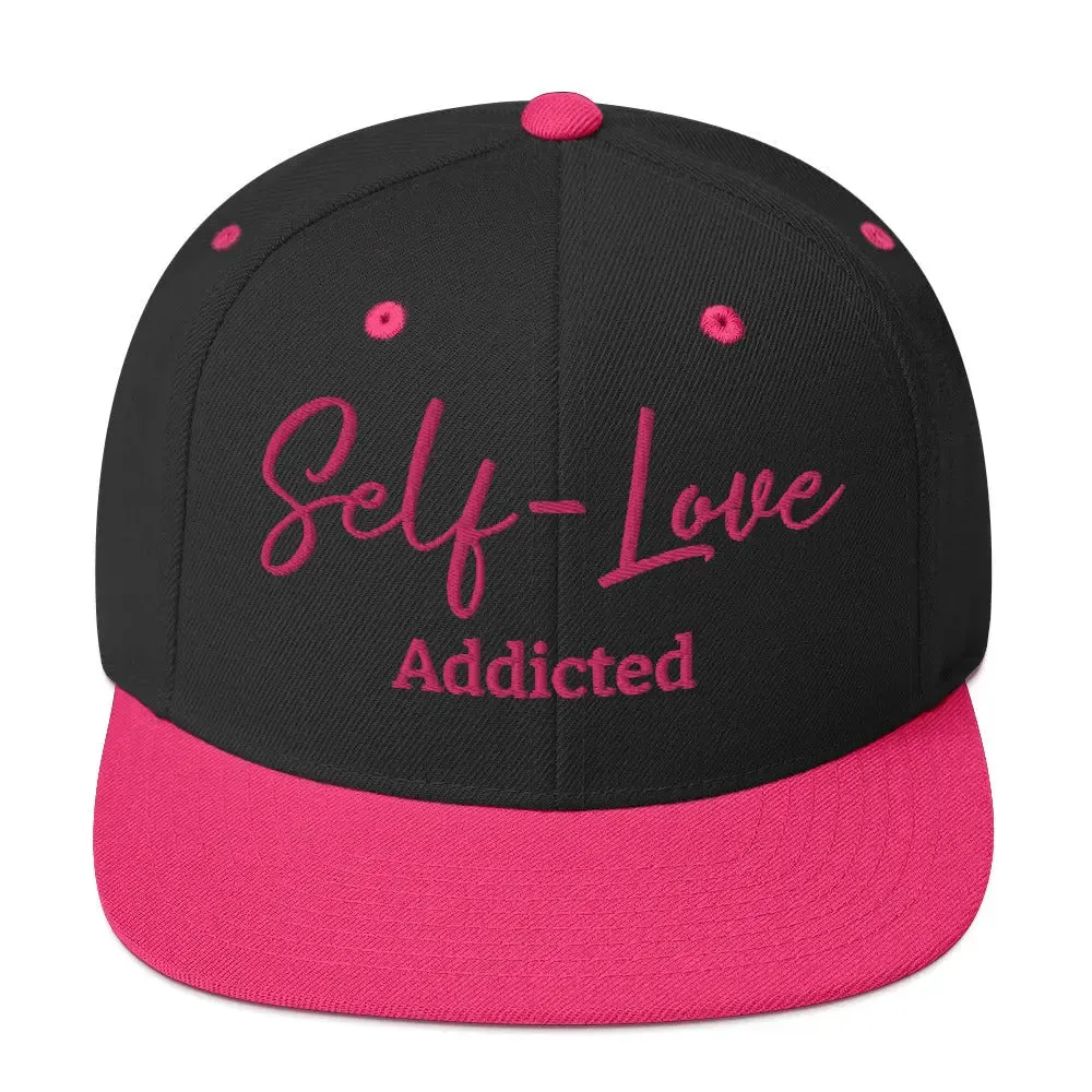 Self Love Addicted Snapback Hat with Embroidery sold by Maiden-Art