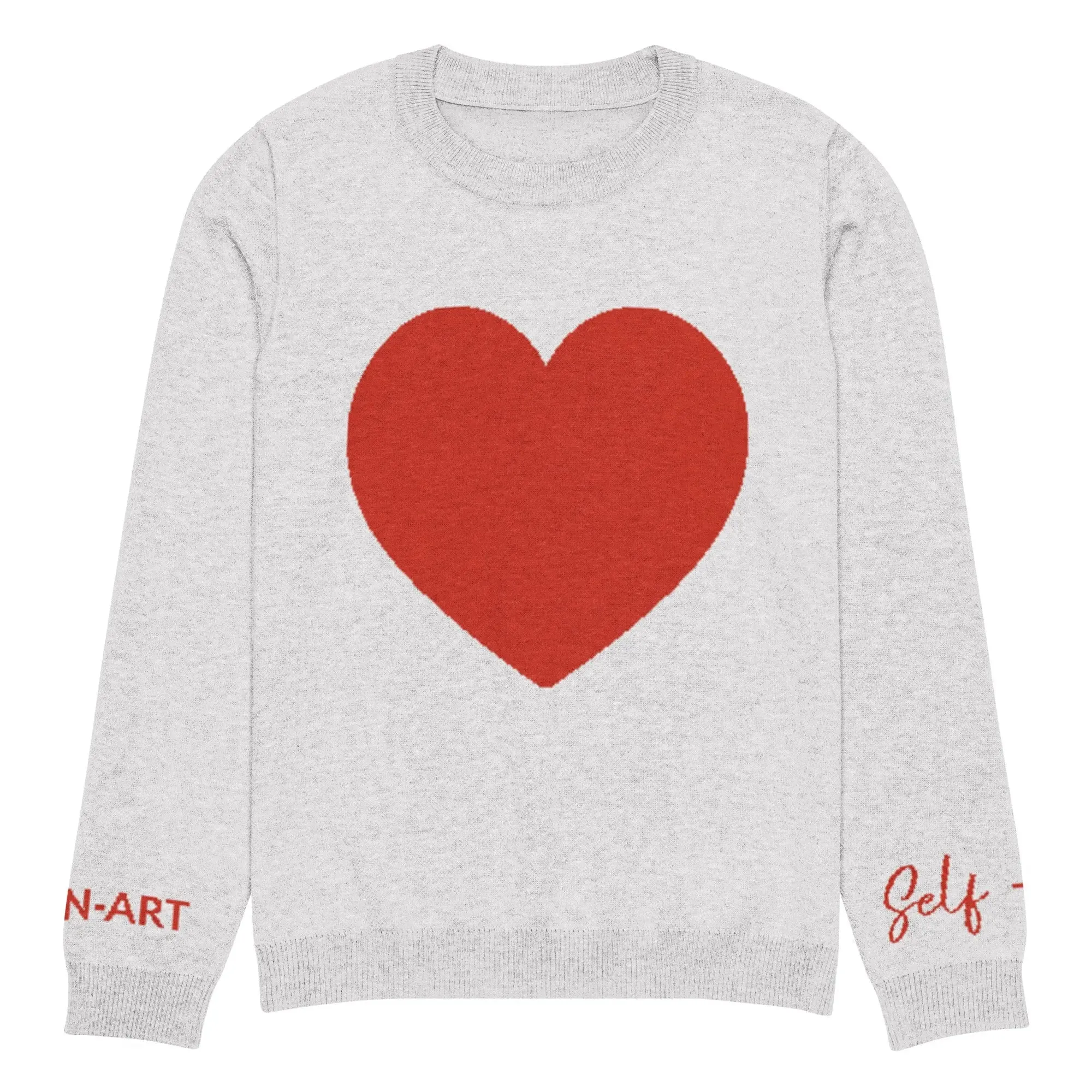 Heart - Knitted crew neck sweater BLEACH sold by Maiden-Art