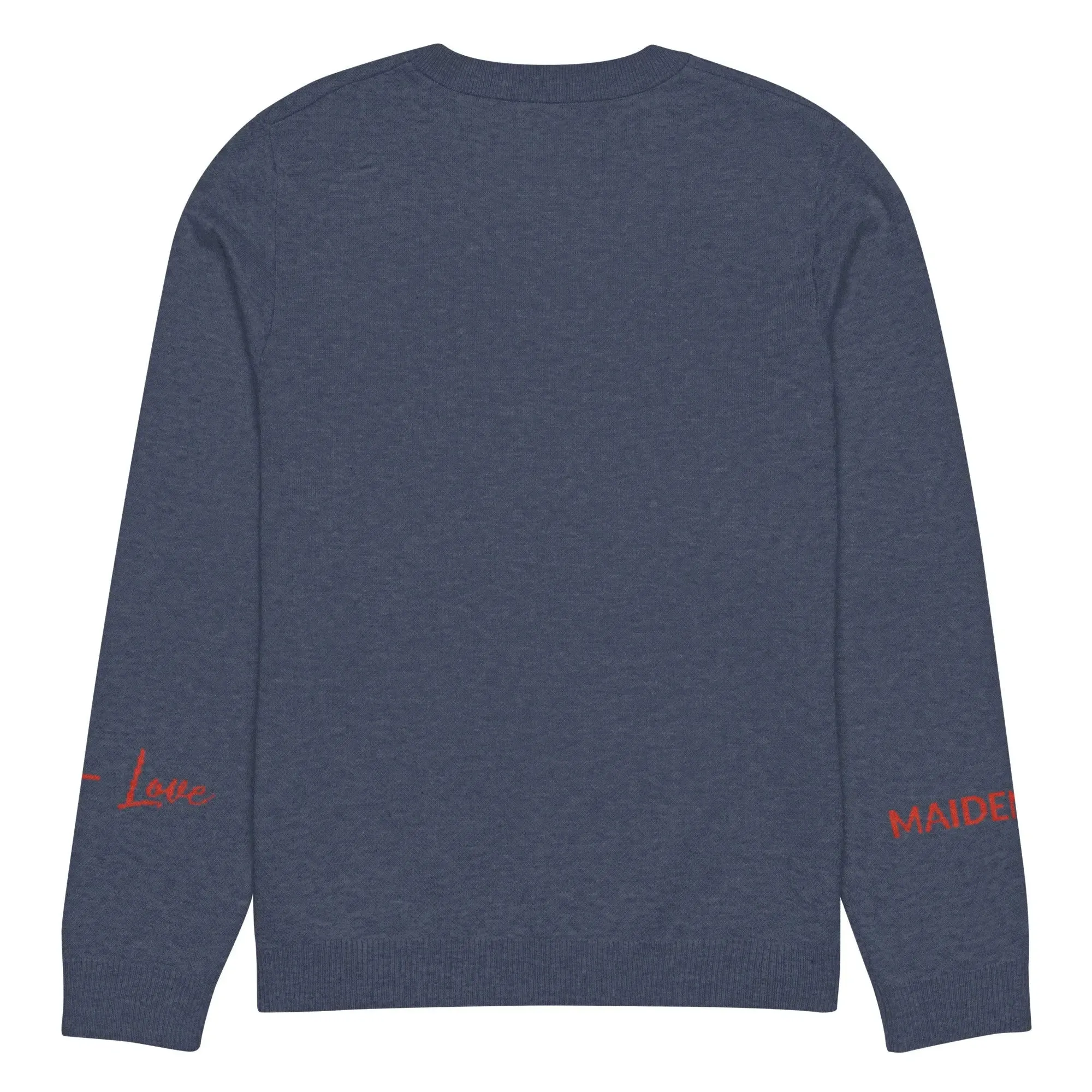 Heart - Knitted crew neck sweater NAVY sold by Maiden-Art product image thumbnail 4