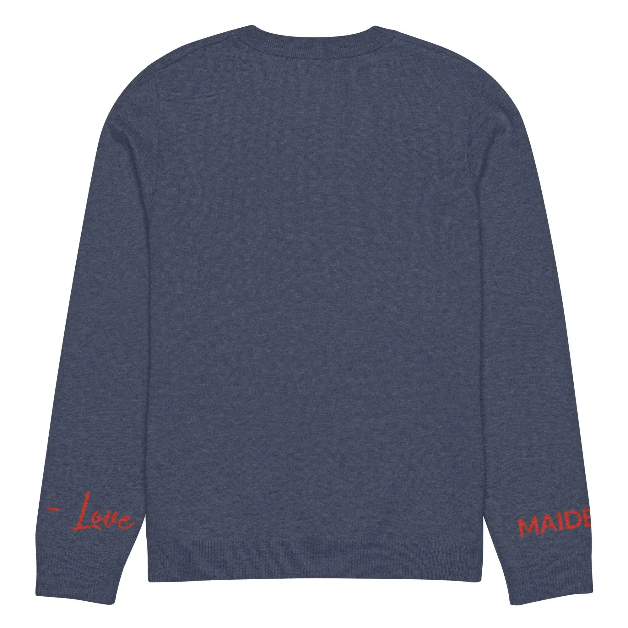 Heart - Knitted crew neck sweater NAVY sold by Maiden-Art product image thumbnail 2