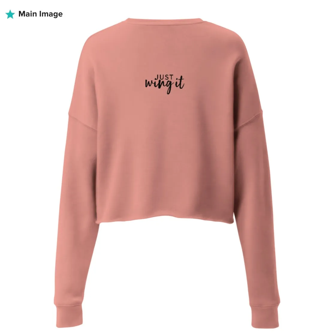 Live Bold Crop Sweatshirt sold by Maiden-Art product image thumbnail 5
