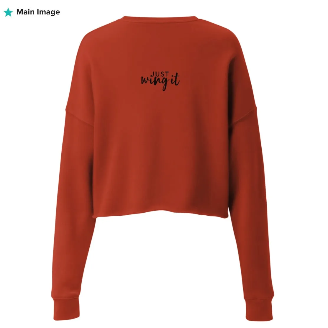 Live Bold Crop Sweatshirt sold by Maiden-Art product image thumbnail 4