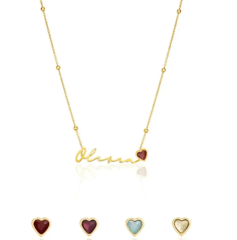 Personalized Stainless Steel Necklace For Women sold by Maiden-Art product image thumbnail 3