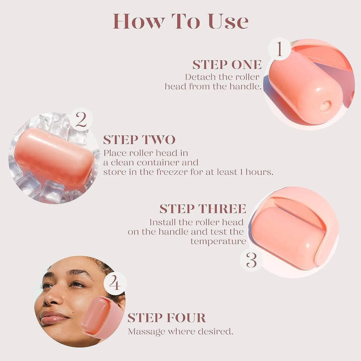 Ice Roller Massager Facial Ice Head Roller Massage sold by Maiden-Art product image thumbnail 4