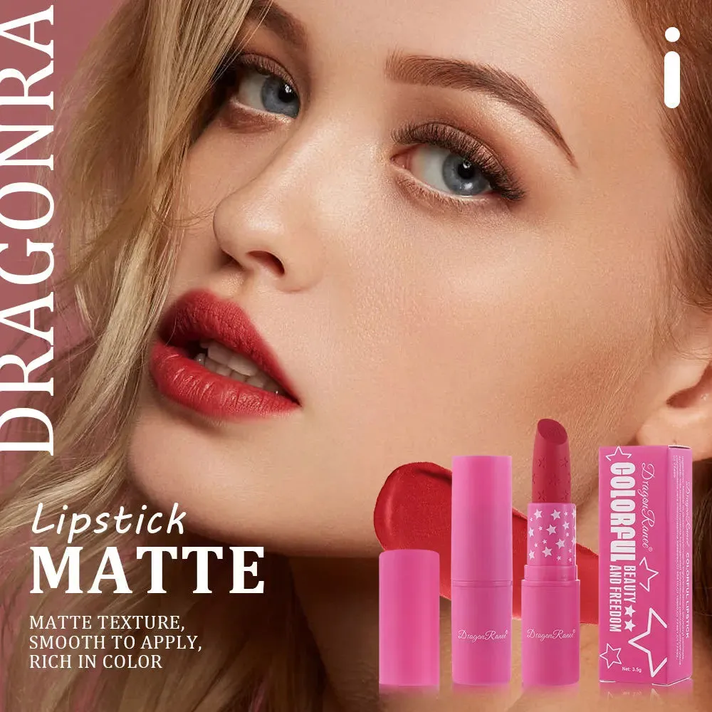 9 Colors Waterproof Rose Red Velvet Matte Lipstick Moisturizing Long Lasting Stars Not Easy To Fade Nude Lip Tint Black Lipstick sold by Maiden-Art product image thumbnail 5