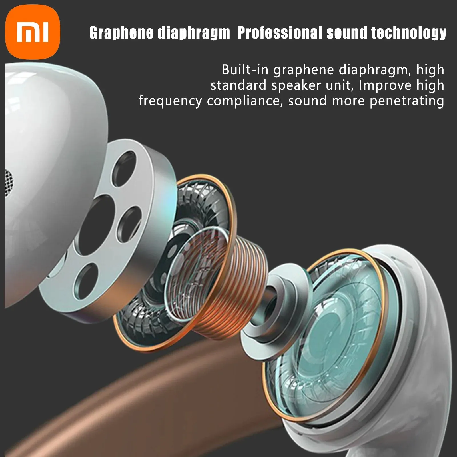 XIAOMI AP05 True Wireless Earphone Buds5 HIFI Stereo Sound Bluetooth5.3 Headphone MIJIA Sport Earbuds With Mic For Android iOS sold by Maiden-Art product image thumbnail 5