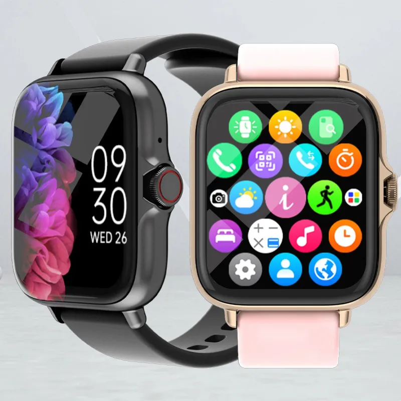 1.83'' Waterproof Smart Watch with Message Answer Call Sleep Monitoring Sports Pedometer Information Alerts For iPhone Android sold by Maiden-Art