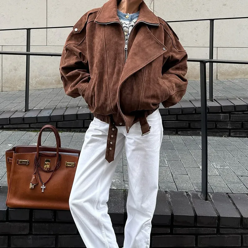 Short Loose Jacket Coat Women sold by Maiden-Art product image thumbnail 2