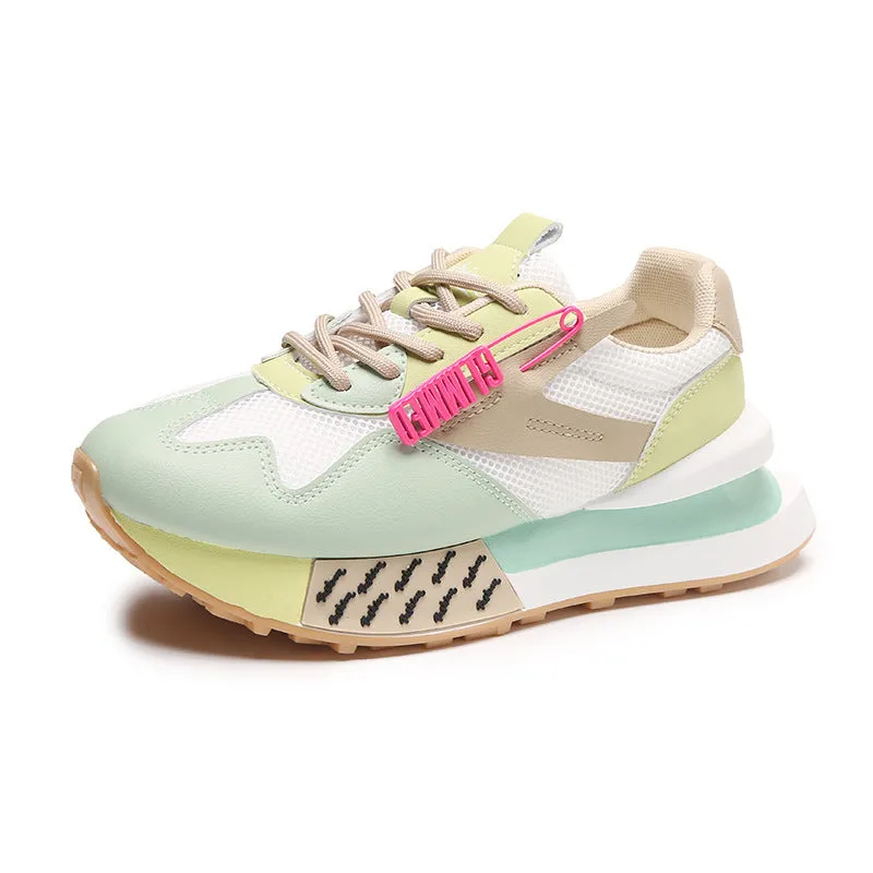 Daddy Breathable Summer Genuine Leather Thick Bottom Women's Clothing Argan Sneaker sold by Maiden-Art