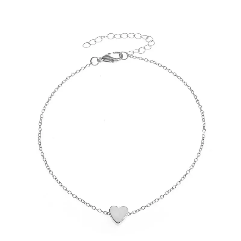 Trendy Beads Multilayer Summer Heart Anklet For Woman Bohemian Vintage Footwear Leg Bracelets 2021 Female Foot Jewelry Gifts New sold by Maiden-Art product image thumbnail 5