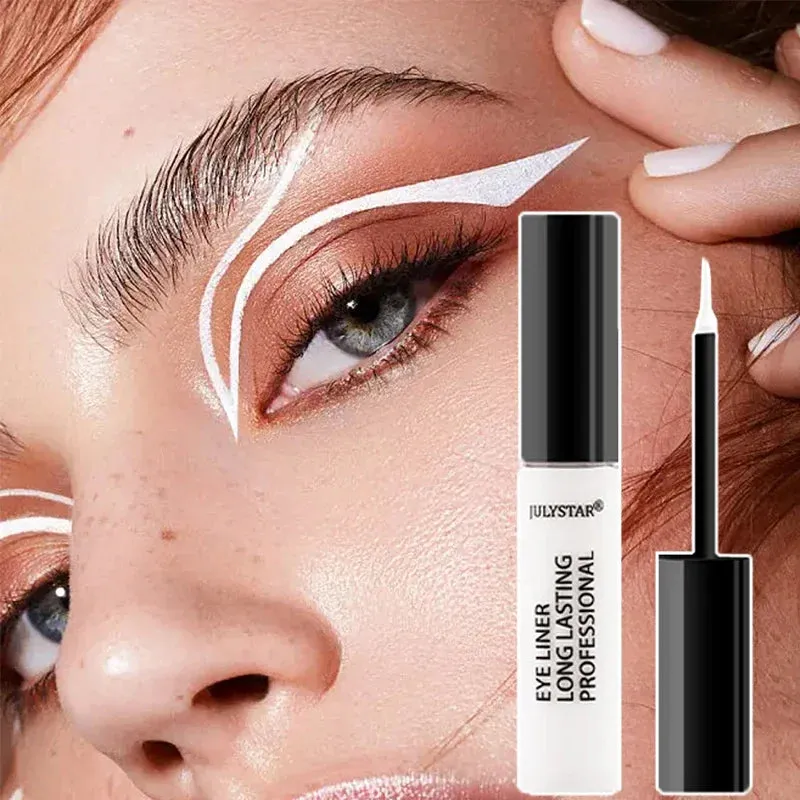 8 Color Eyeliner Liquid Pencil Waterproof Easy To Wear Make Up Matte Eye Liner Blue Pink Green White Black Purple Yellow Eyliner sold by Maiden-Art