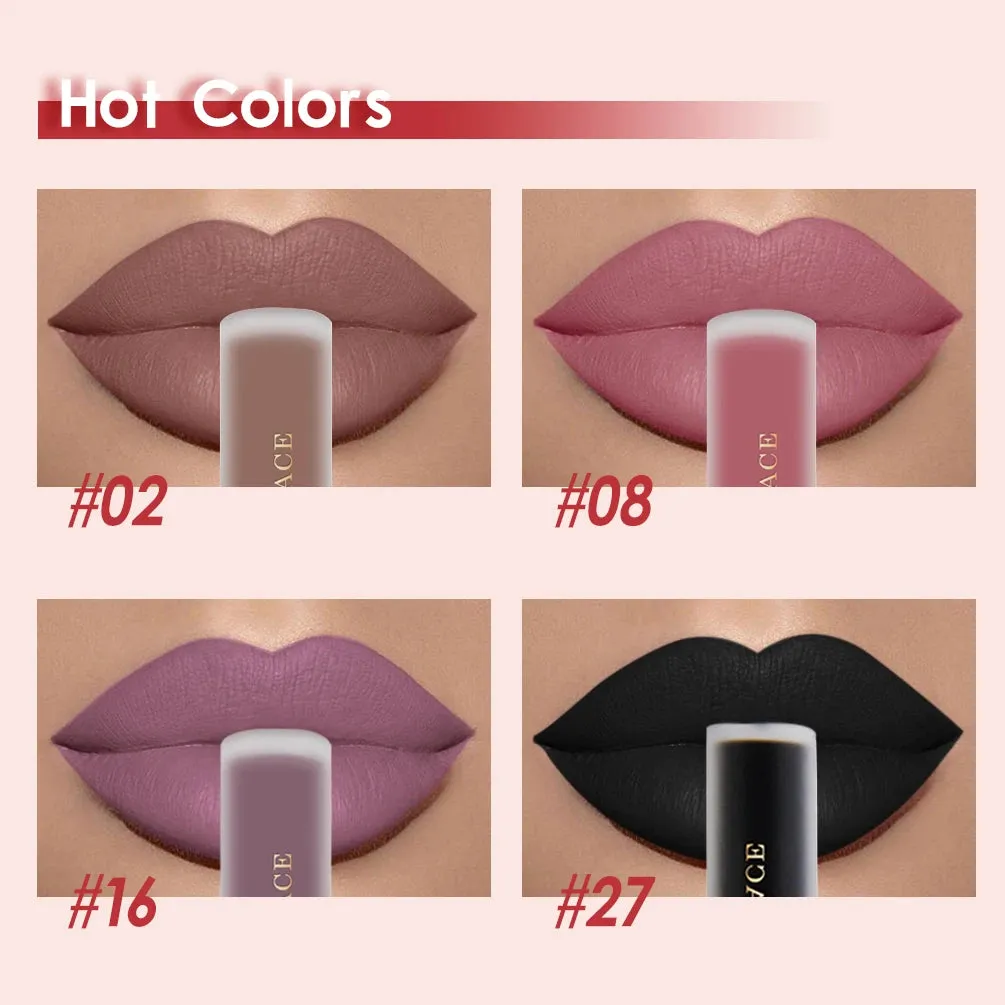 NICEFACE Matte Liquid Lipstick Waterproof Long Lasting Lip Gloss Tint Sexy Red Nude Purple Metallic Lipsticks Makeup Cosmetics sold by Maiden-Art product image thumbnail 4