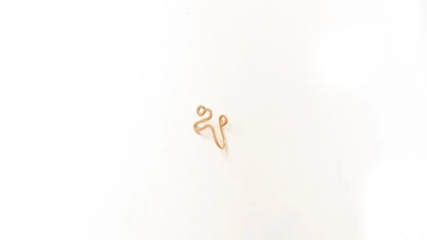 Piercing Trend No Hole False Lip Ring Lip Nail Lip Clip False Nose made by Maiden-Art