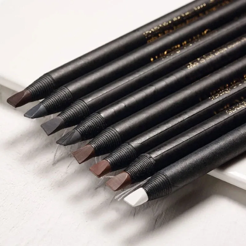 1PC Eyebrow Pencil Waterproof Microblading Eyebrow Pen Tint Tattoo Eyebrows Makeup 6 Colors Natural Long Lasting Eye Brow Pencil sold by Maiden-Art