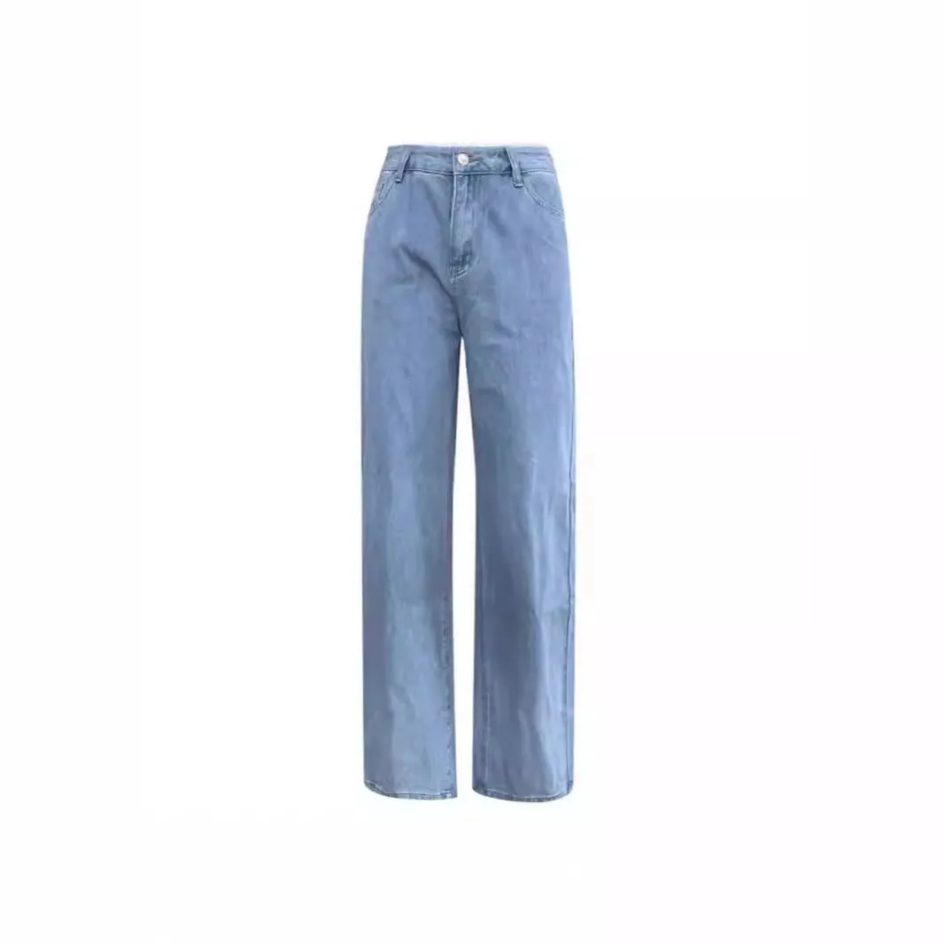 Casual Retro Loose Denim Trousers Women sold by Maiden-Art product image thumbnail 5