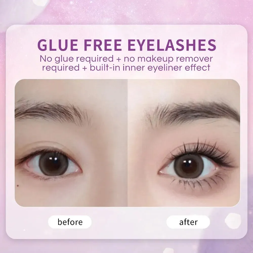 Fairy Glue-free False Eyelashes Easy To Rebound No Need To Remove Segmented Thin Stems Suitable For Novice DIY MENGHELA Eyelashe sold by Maiden-Art product image thumbnail 4