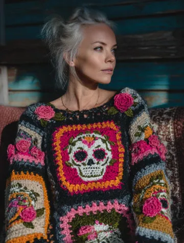 Women’s Retro Printed American-Style Streetwear Loose Sweater Top – 3D Digital Print sold by Maiden-Art product image thumbnail 4