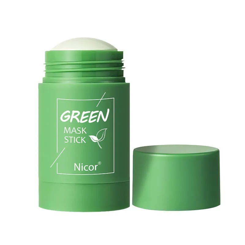 Cleansing Green Tea Mask Clay Stick Oil Control Anti-Acne Whitening Seaweed Mask Skin Care sold by Maiden-Art product image thumbnail 5
