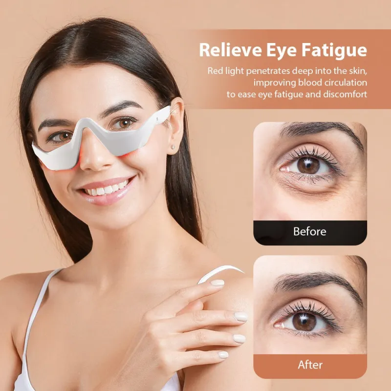 Eye Massager Relieves Eye Fatigue Eyes Massage Glasses Eye Fatigue Relief Massager Under-Eye Glasses Massager made by Maiden-Art