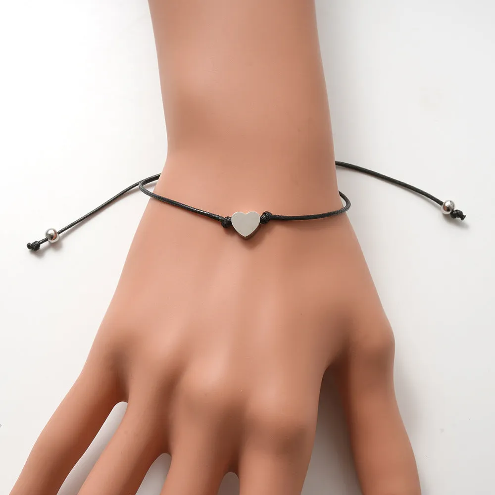 Card Couple Heart Bracelet sold by Maiden-Art product image thumbnail 2