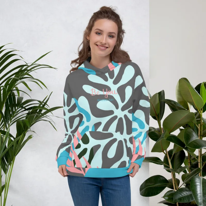 "Be You" Hoodie - FLOWER BLUE Special Edition sold by Maiden-Art