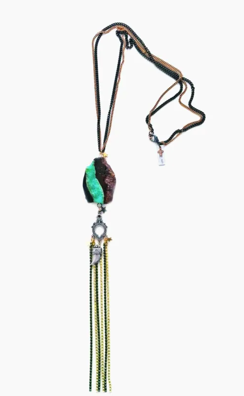 Green Lagoon - Necklace sold by Maiden-Art