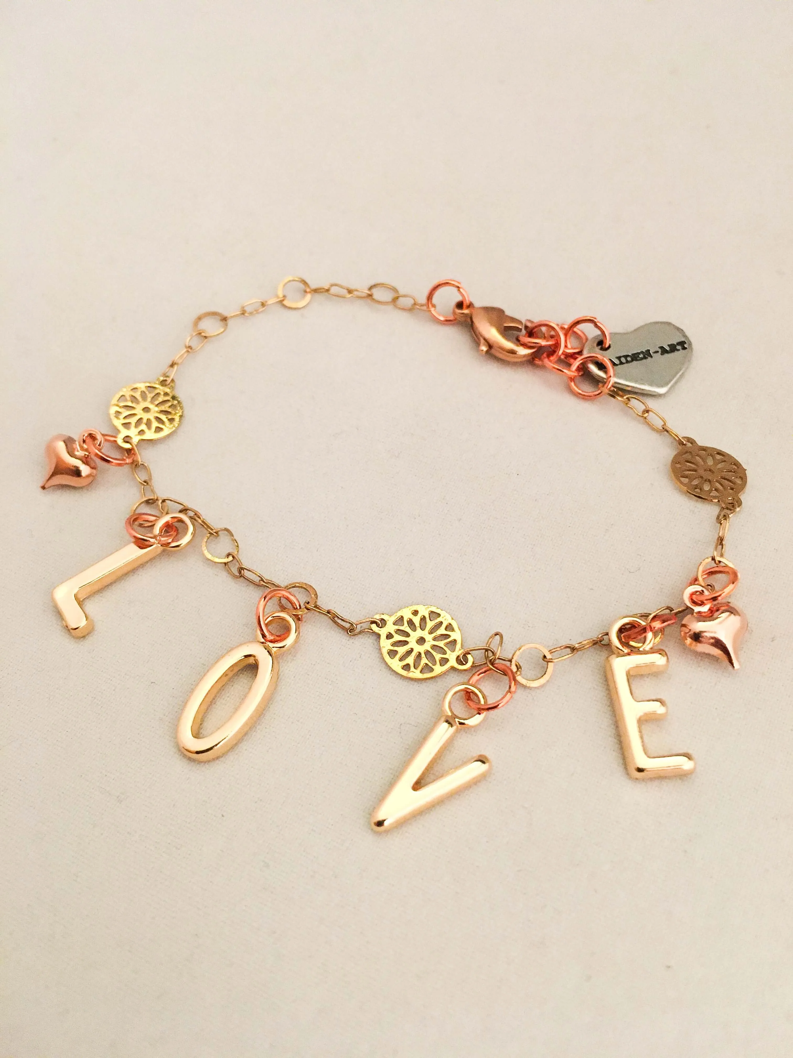 Letter Bracelet Personalized for Women. Name Bracelet. sold by Maiden-Art product image thumbnail 2