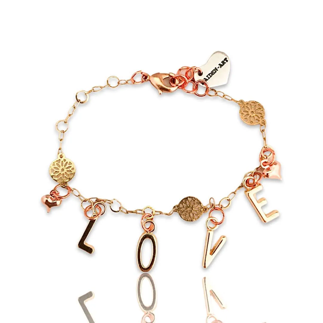 Letter Bracelet Personalized for Women. Name Bracelet. sold by Maiden-Art