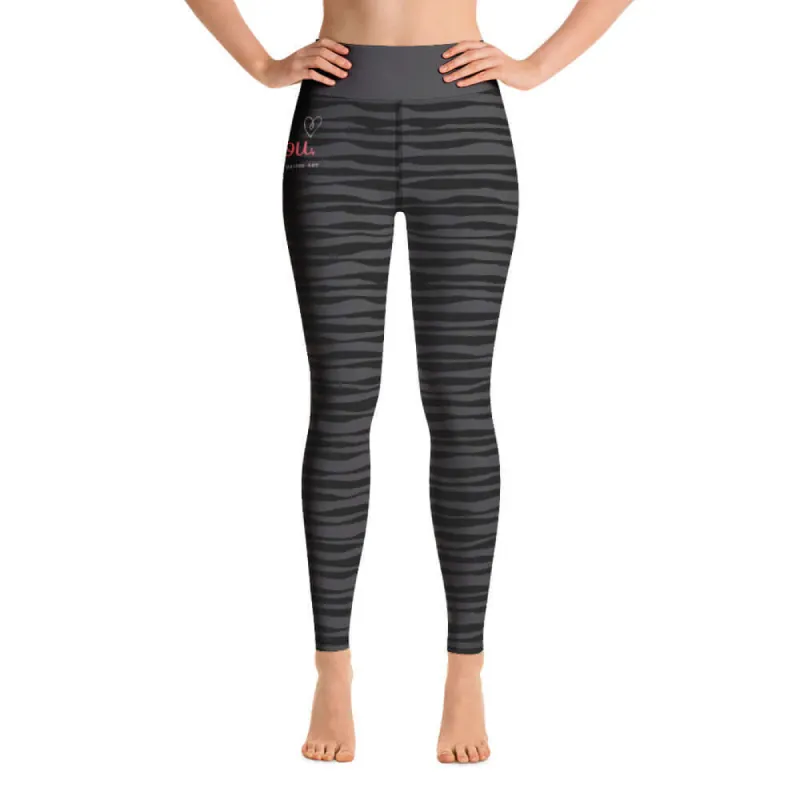 "Be You" - Leggings - ZEBRA BLACK. sold by Maiden-Art