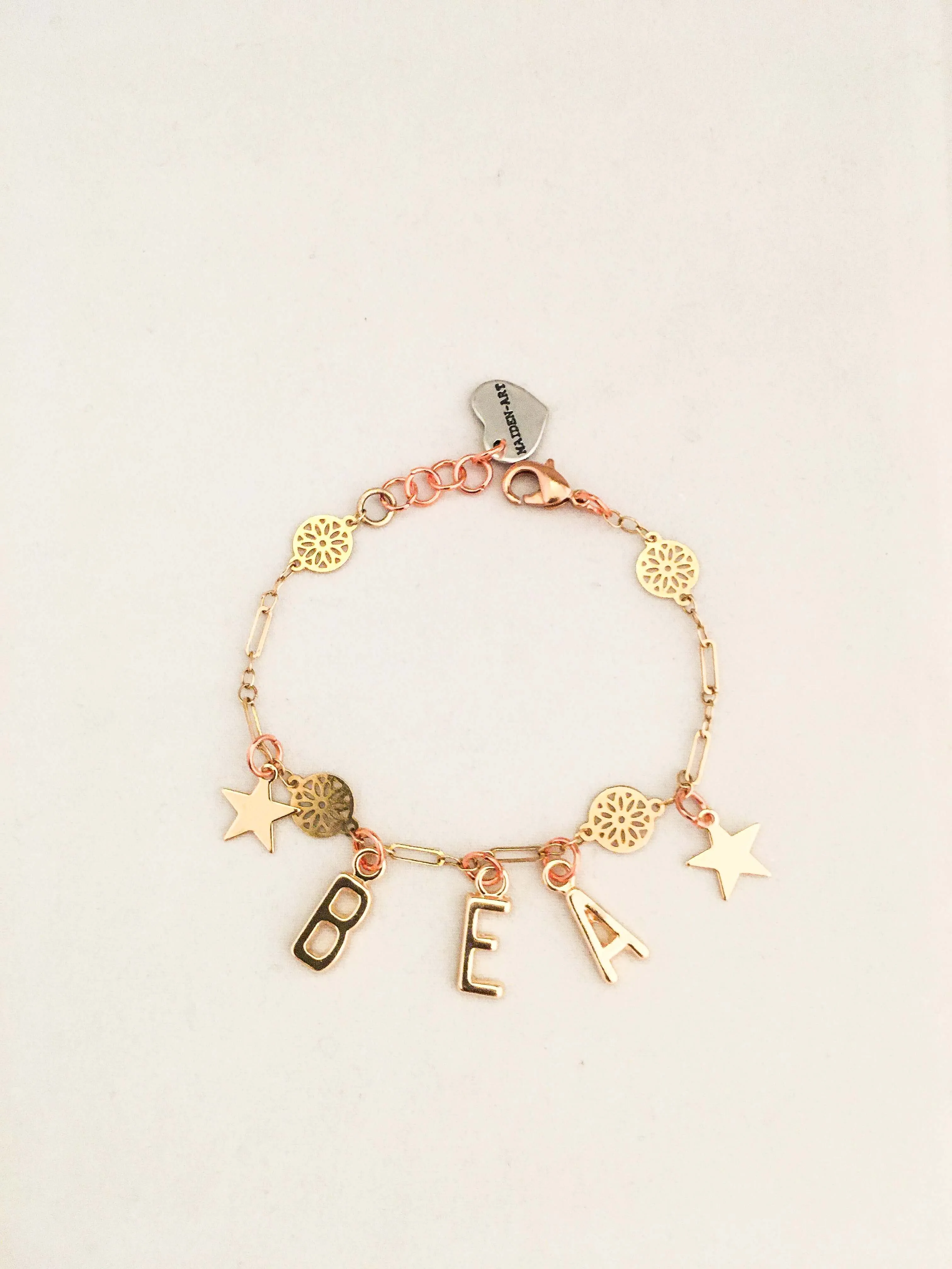 Letter Bracelet Personalized for Women. Name Bracelet. sold by Maiden-Art product image thumbnail 5