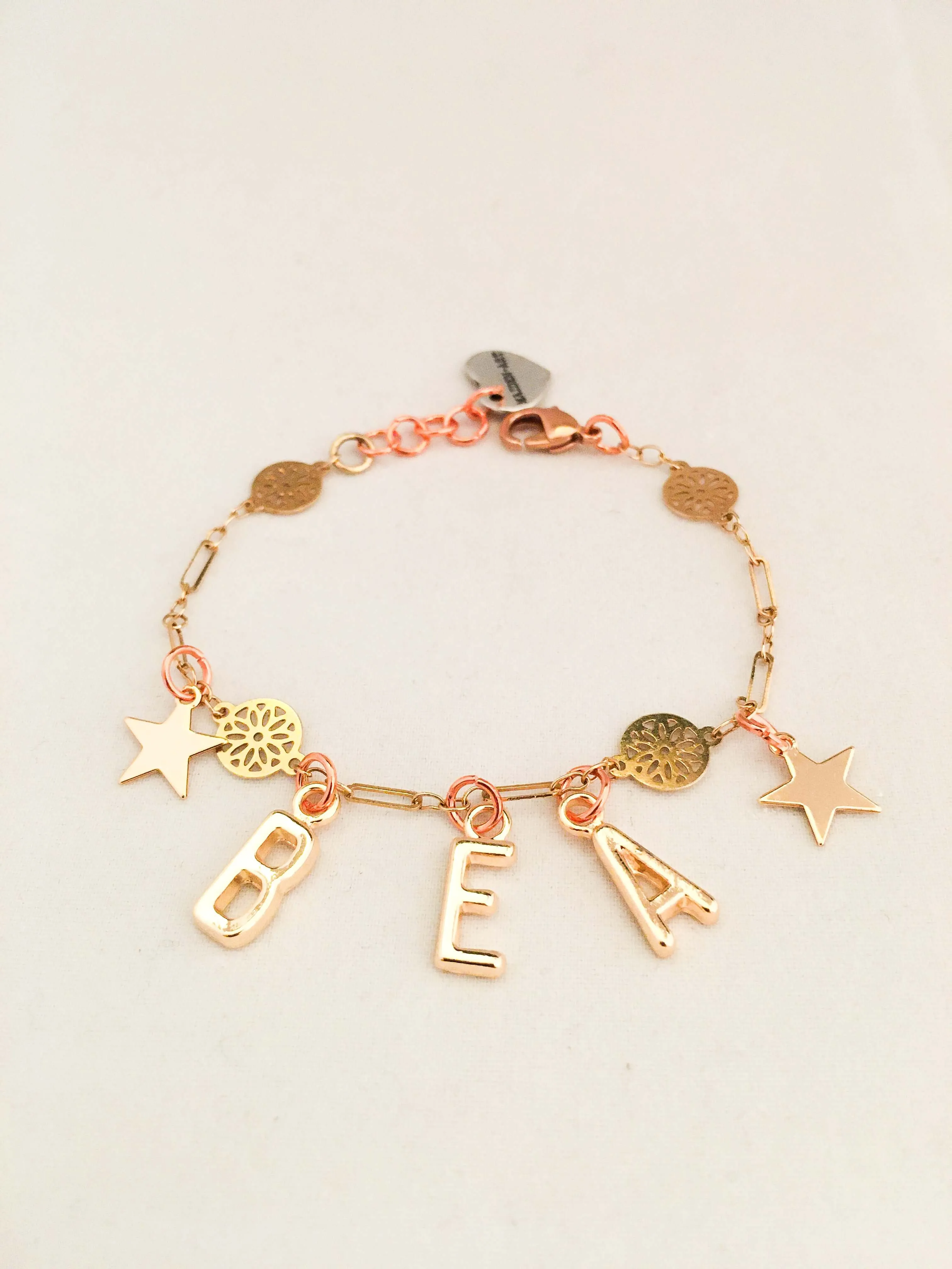 Letter Bracelet Personalized for Women. Name Bracelet. sold by Maiden-Art product image thumbnail 4