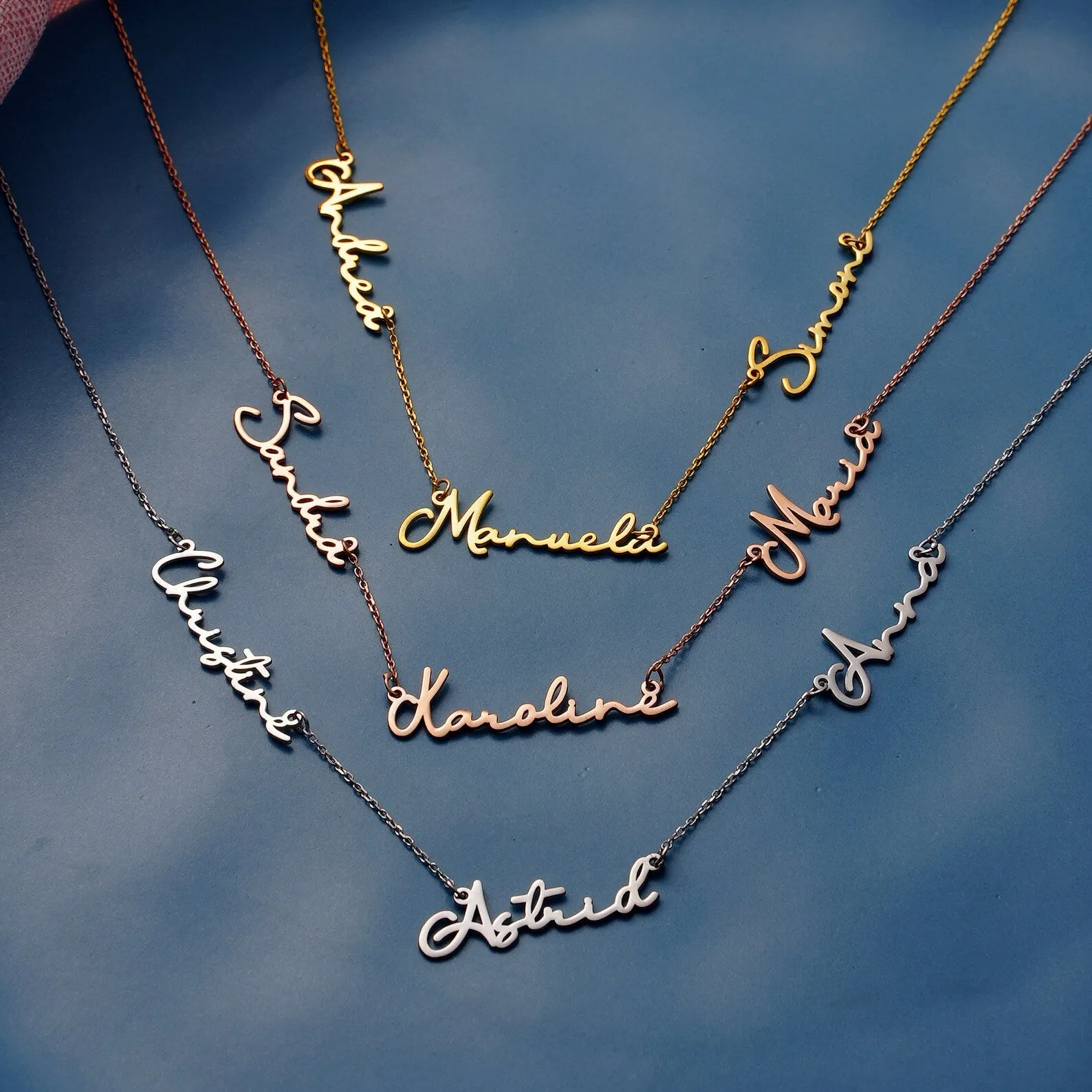 Multiple Name Necklace sold by Maiden-Art product image thumbnail 3