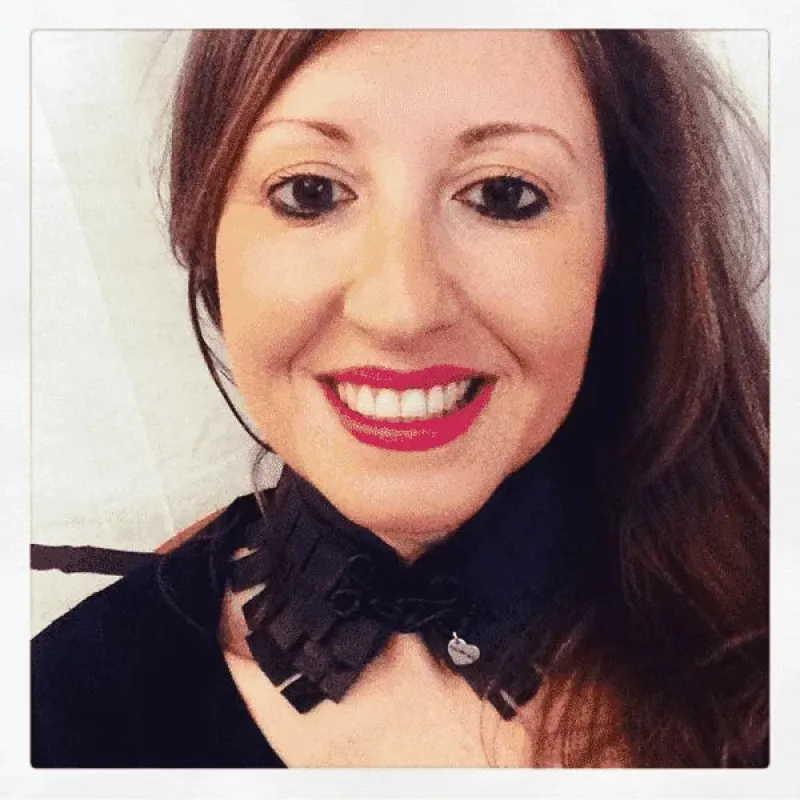 True Leather Black Choker - Colletto Nero in Vera Pelle made by Maiden-Art