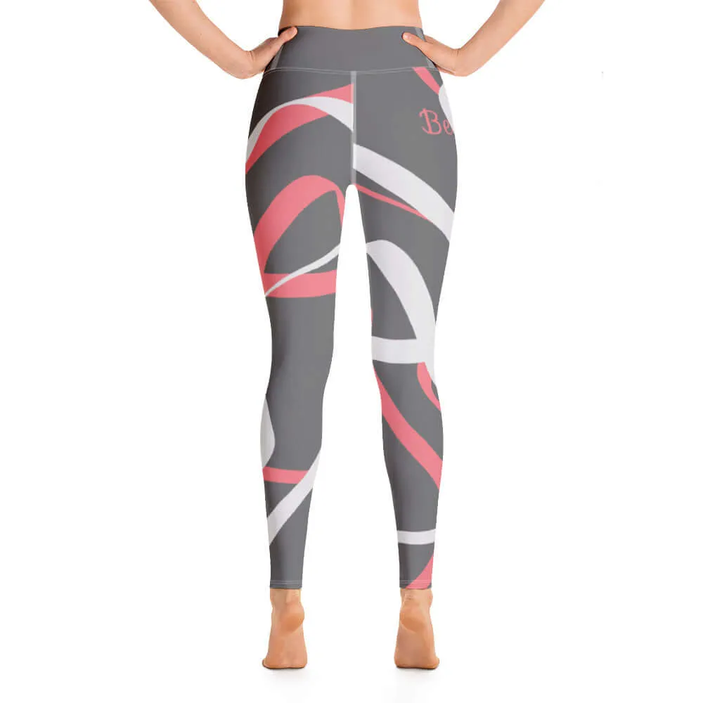 "Be You" - Leggings - ABSTRACT GREY sold by Maiden-Art product image thumbnail 4