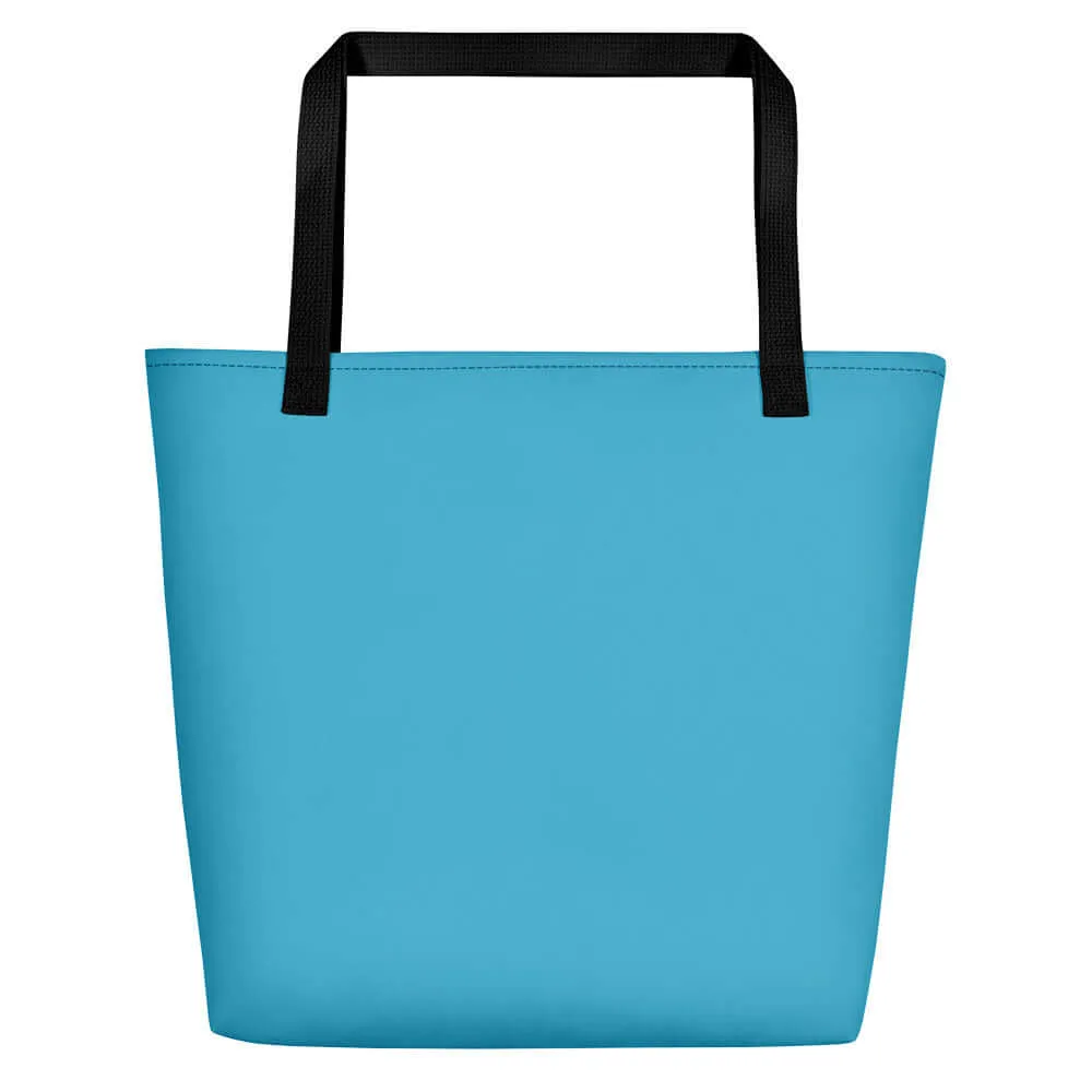 Beach Bag - Turquoise sold by Maiden-Art product image thumbnail 2
