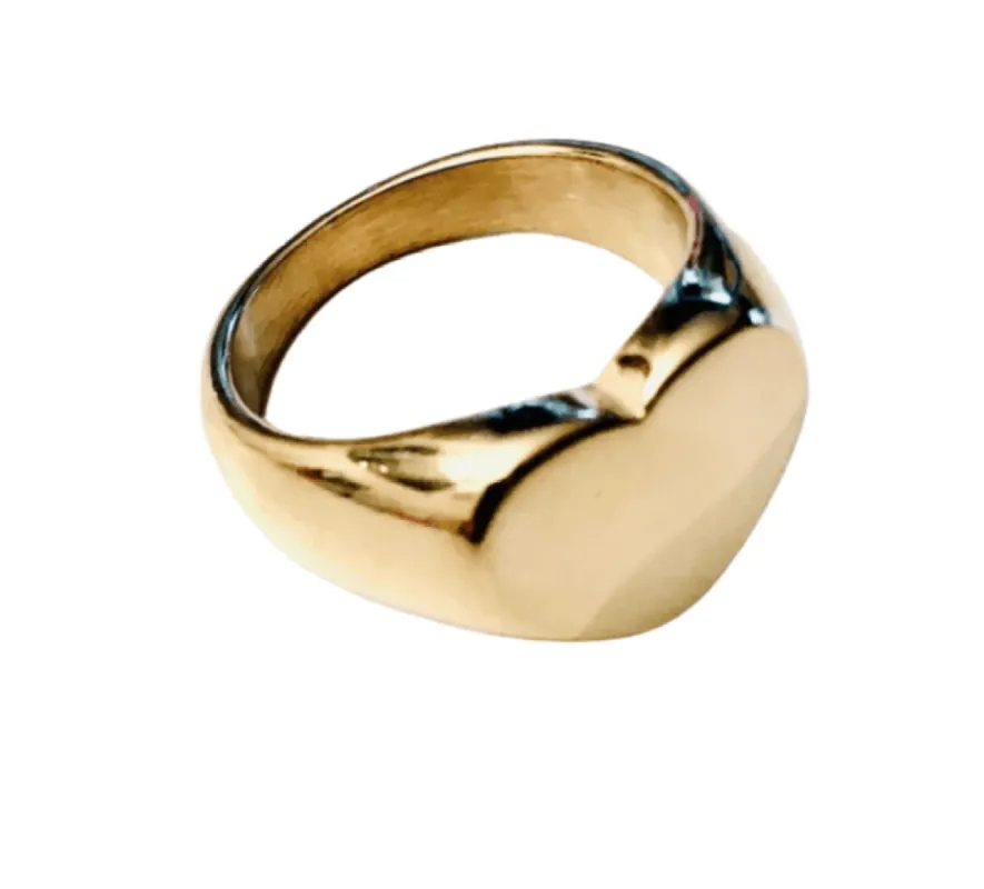 Heart Ring in Gold or Silver, Heart rings, Heart jewelry - Unique Piece sold by Maiden-Art