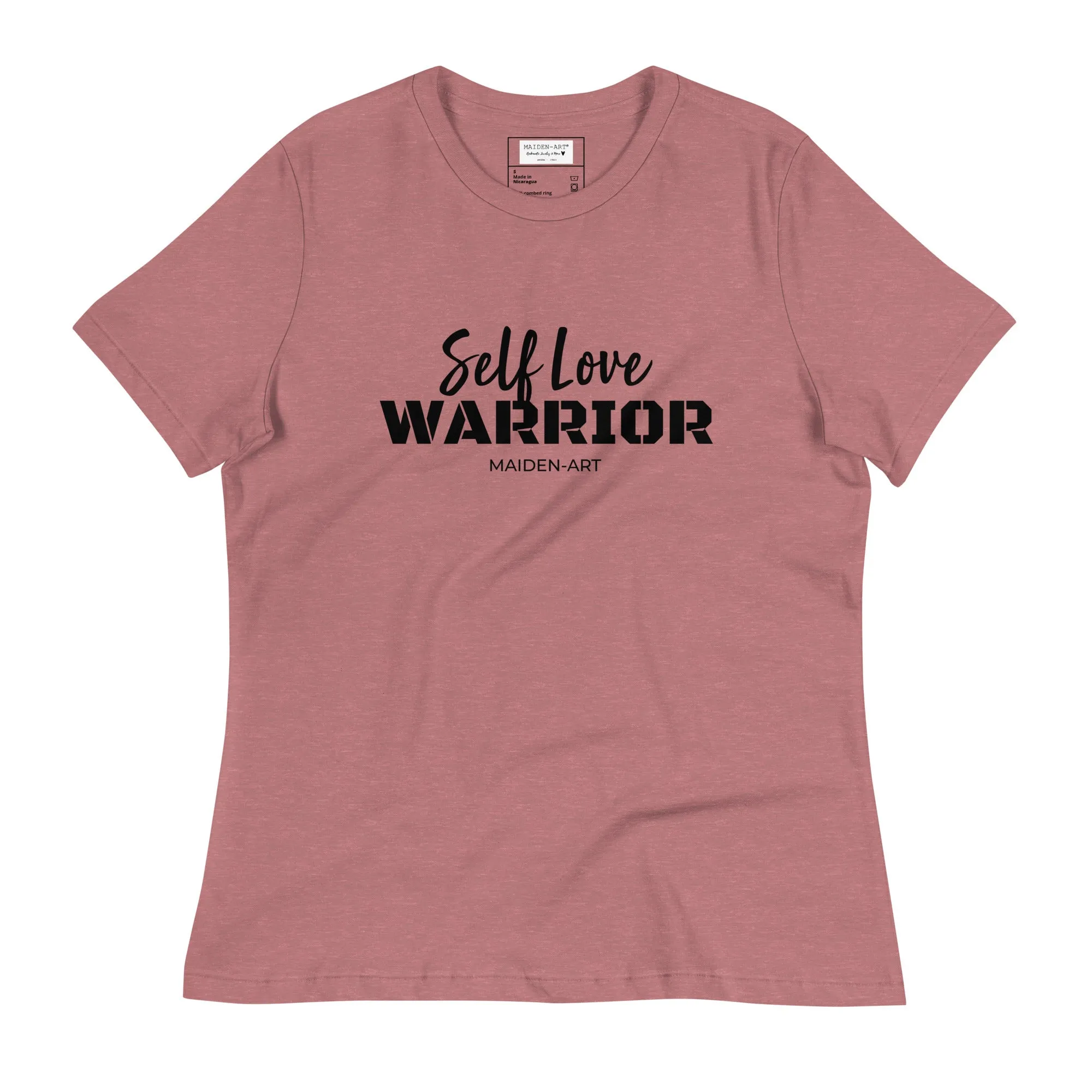 Self Love Warrior Women's Relaxed T-Shirt sold by Maiden-Art product image thumbnail 3
