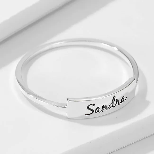 Full Silver Name-1 Ring sold by Maiden-Art product image thumbnail 2